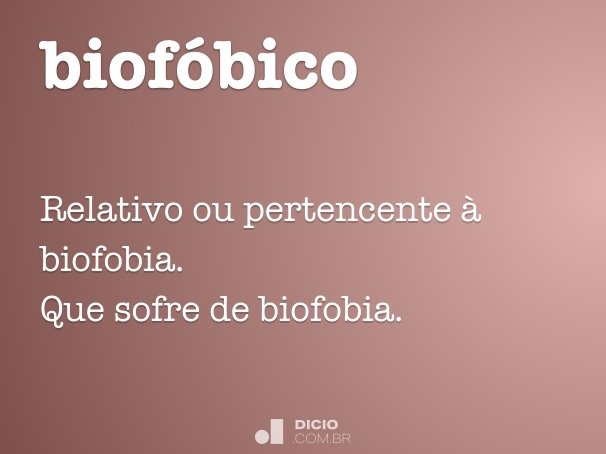 biofóbico