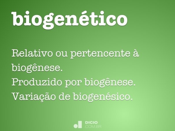 biogenético