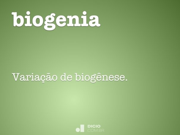 biogenia