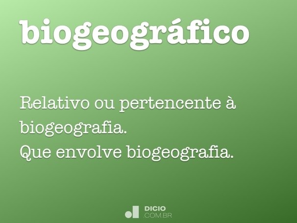 biogeográfico