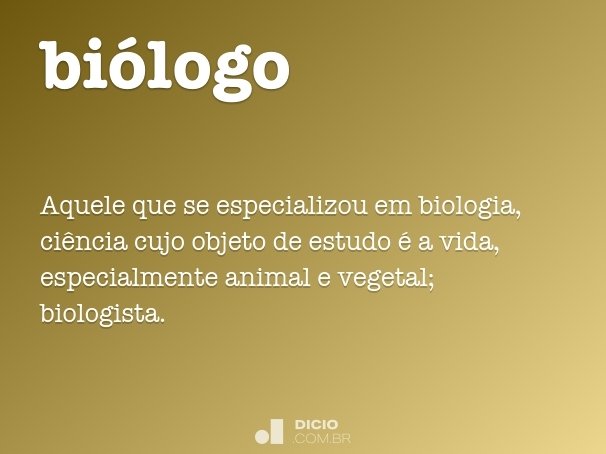 biólogo