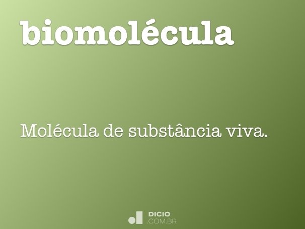 biomolécula