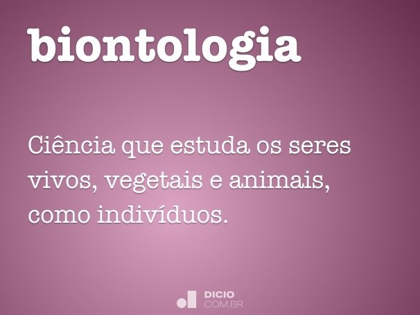 biontologia