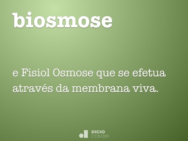 biosmose