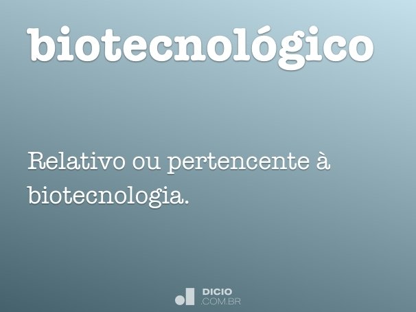 biotecnológico