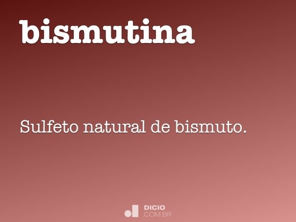 bismutina