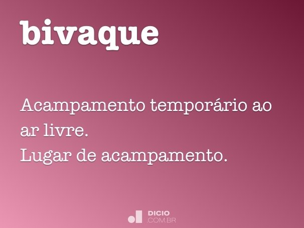 bivaque