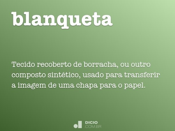 blanqueta