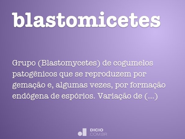 blastomicetes