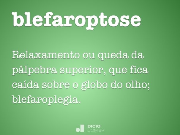 blefaroptose
