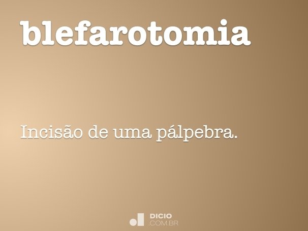 blefarotomia