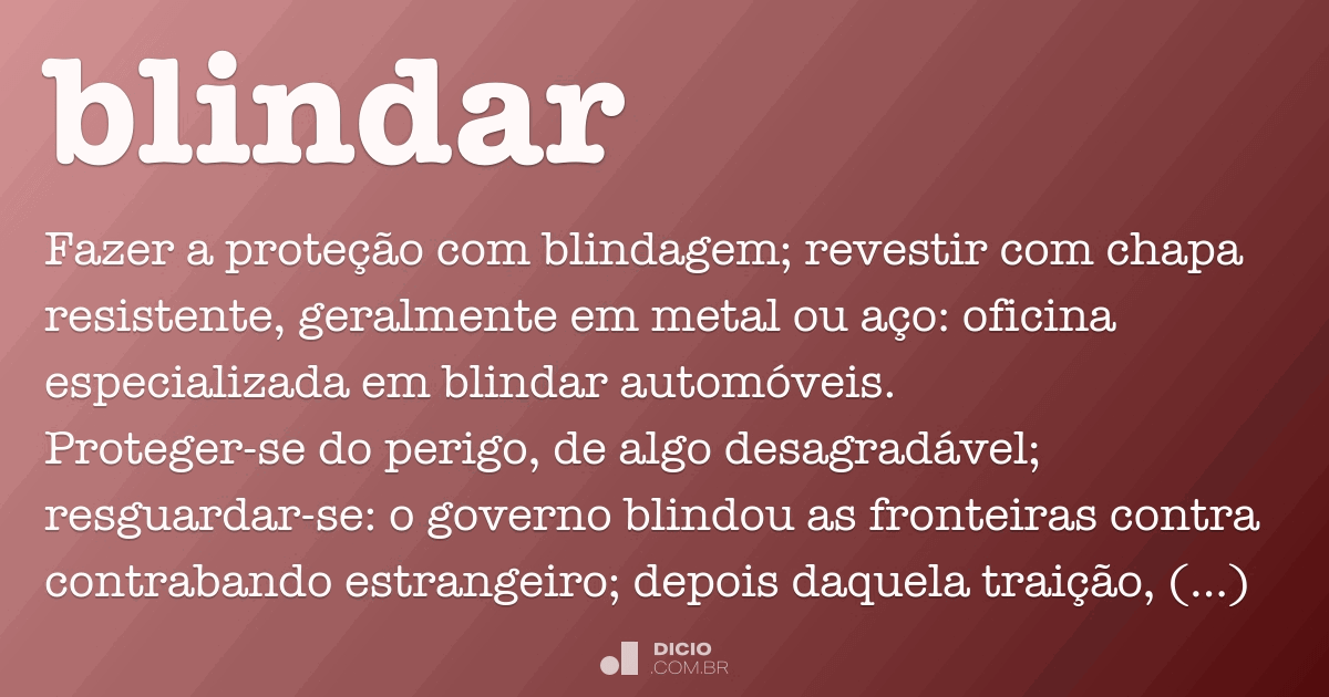 Significado de Blindado