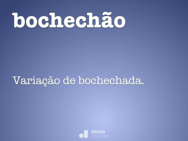 bochechão