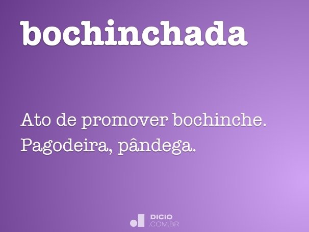 bochinchada