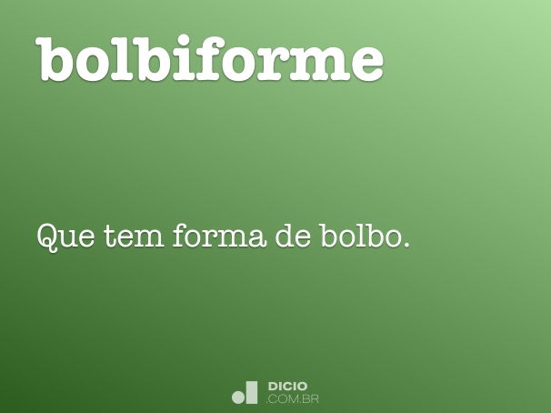 bolbiforme