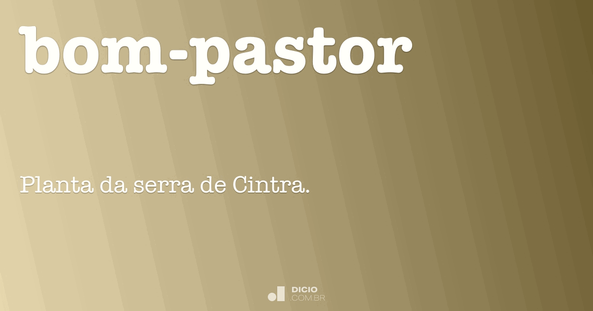 Pastor - Dicio, Dicionário Online de Português