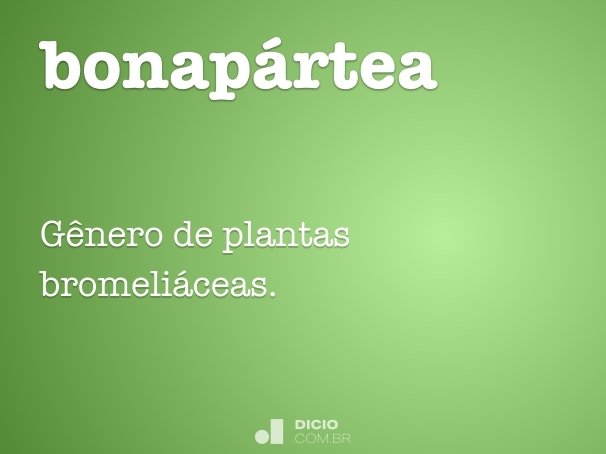 bonapártea