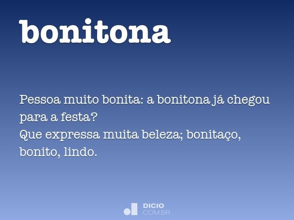 bonitona