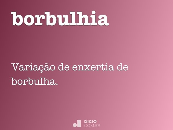 borbulhia