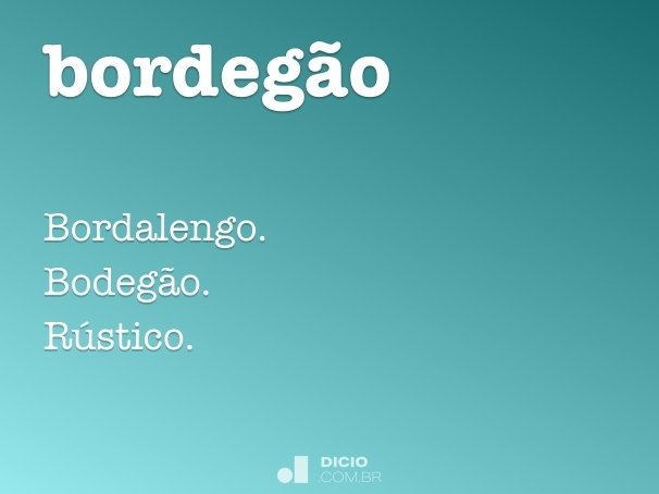 bordegão