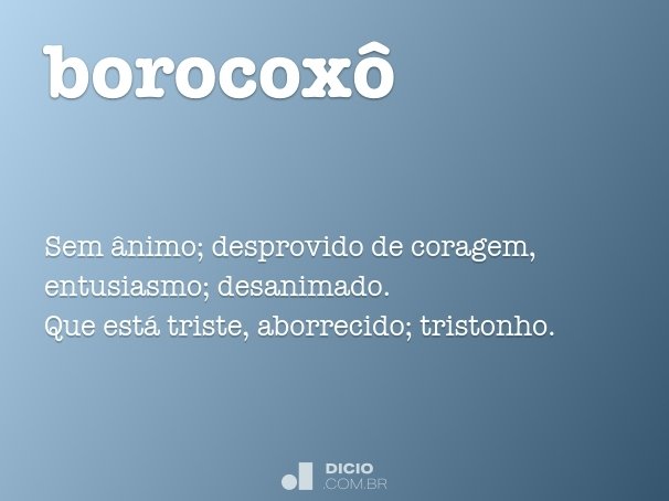 borocoxô