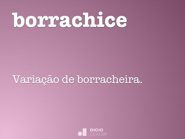 borrachice