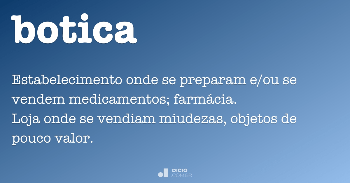 Botica Dicio, Dicionário Online de Português