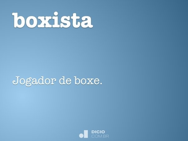 boxista