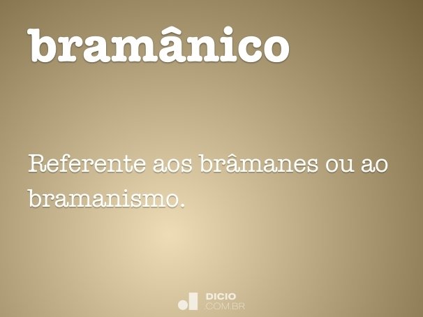 bramânico