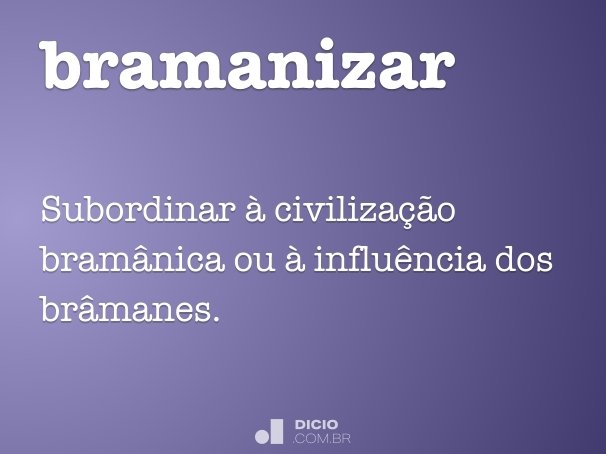 bramanizar