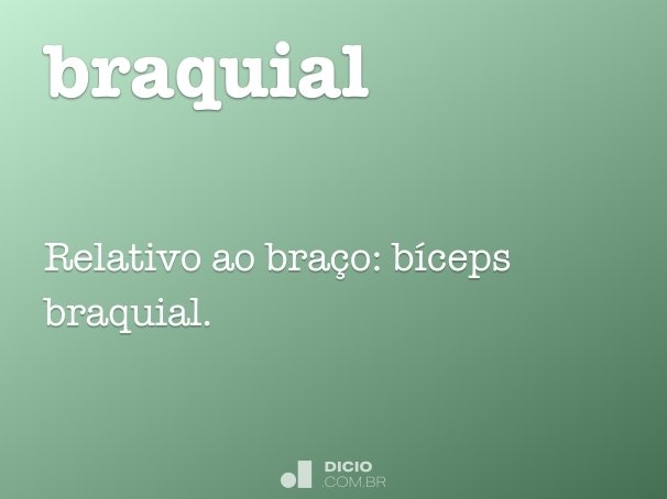braquial