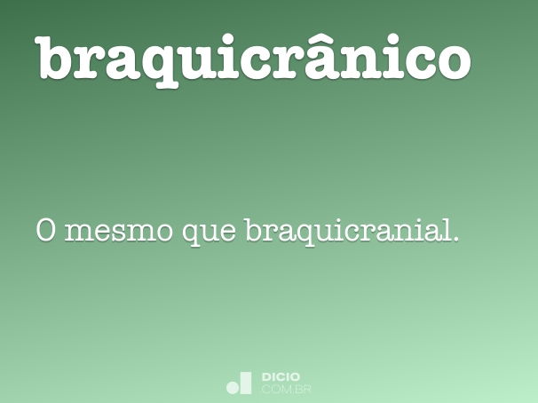 braquicrânico