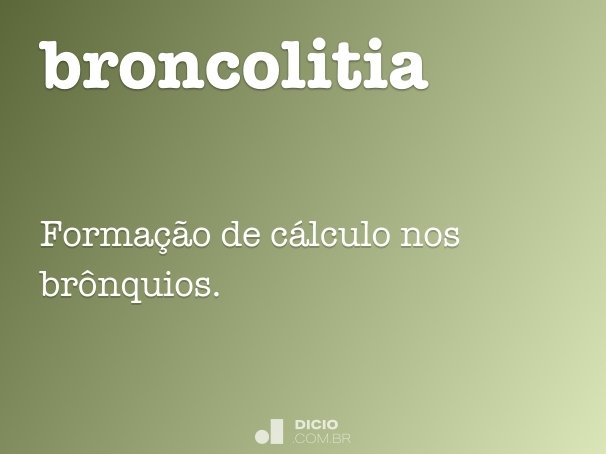 broncolitia