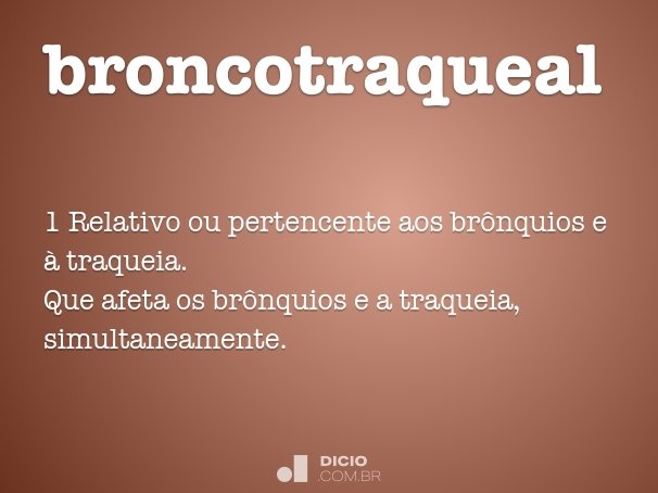broncotraqueal