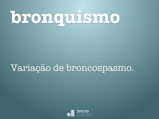 bronquismo
