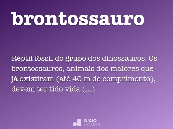 brontossauro