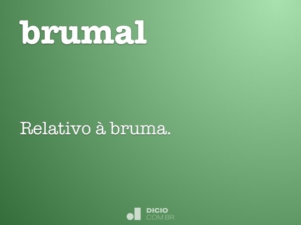 brumal