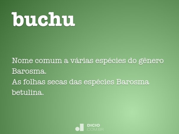 buchu