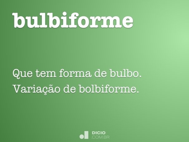 bulbiforme