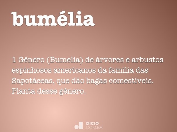 bumélia