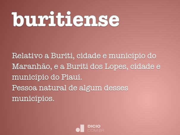 buritiense