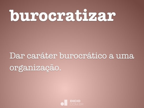 burocratizar