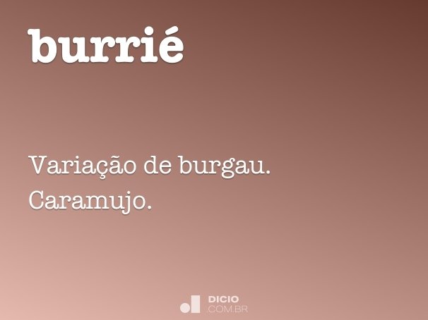 burrié