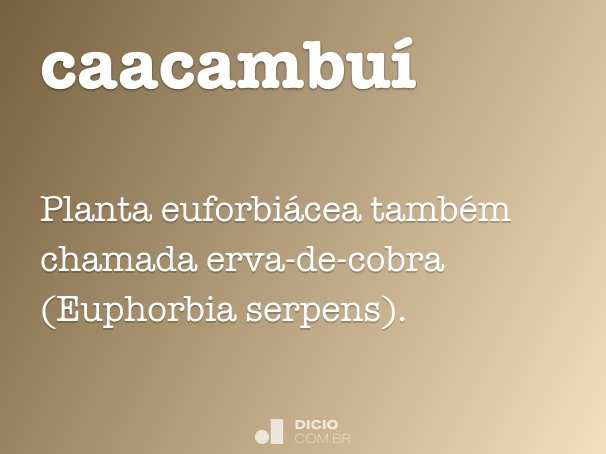 caacambuí