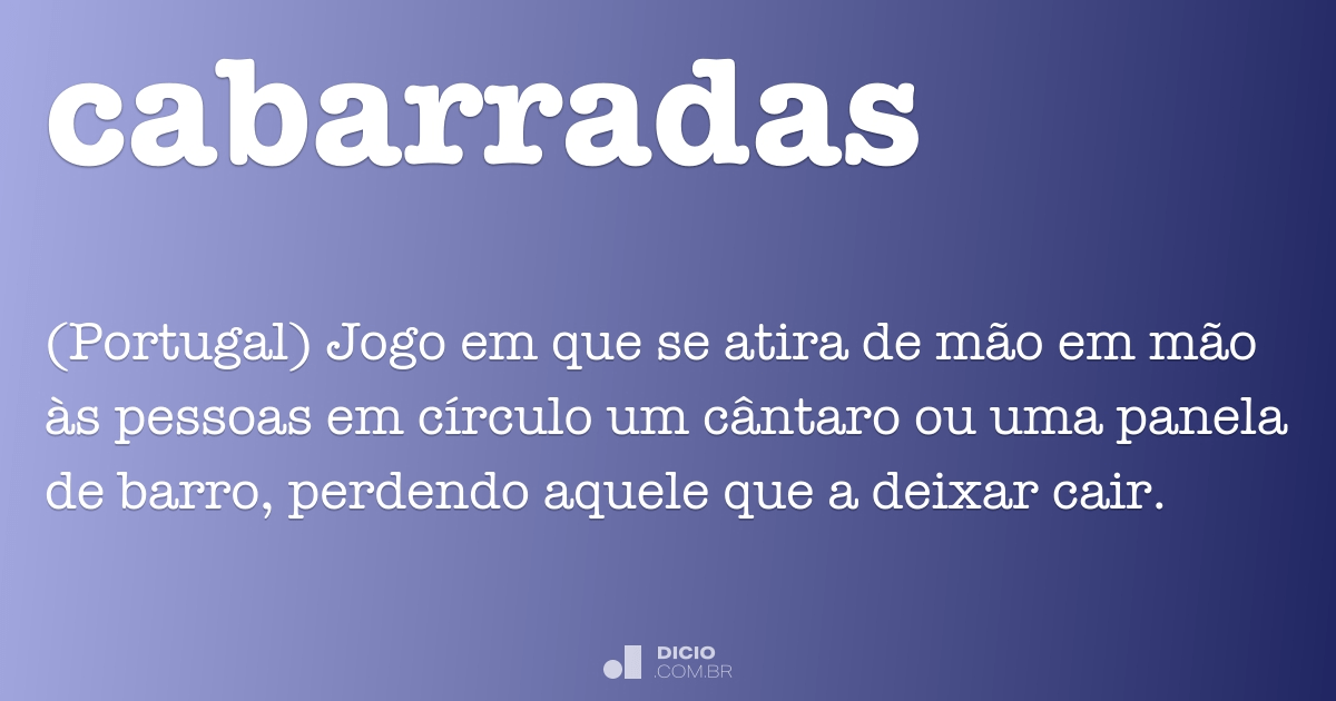 Jogo - Dicio, Dicionário Online de Português