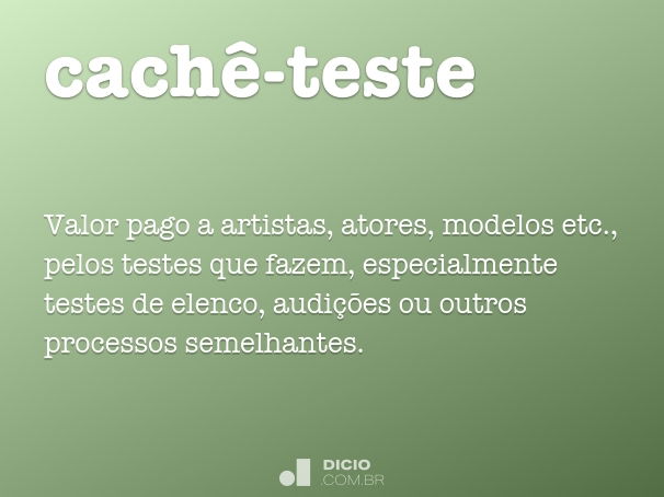 cachê-teste