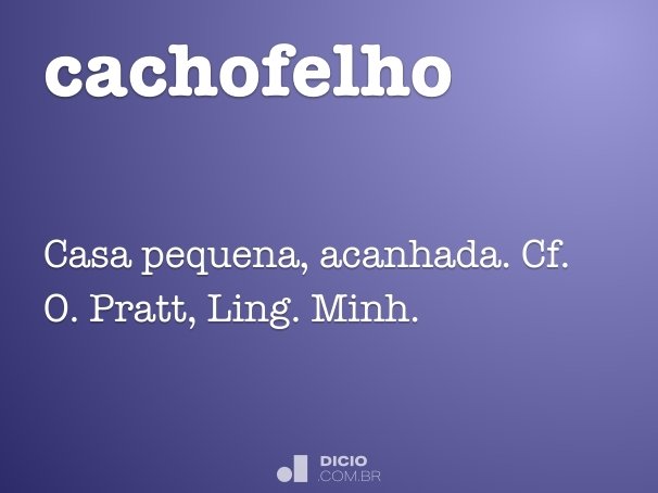 cachofelho