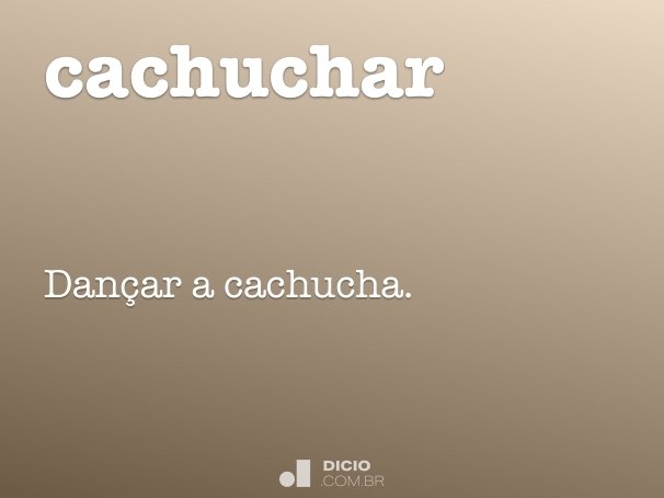 cachuchar