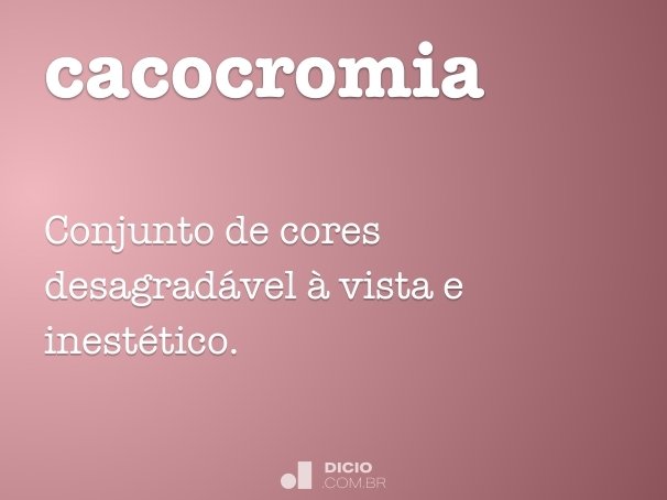 cacocromia
