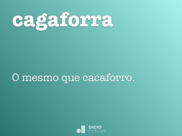 cagaforra